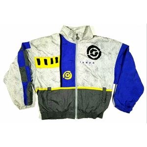 VTG IXSPA FUTURISTIC HIPSTER JACKET SUPREME RAP 92